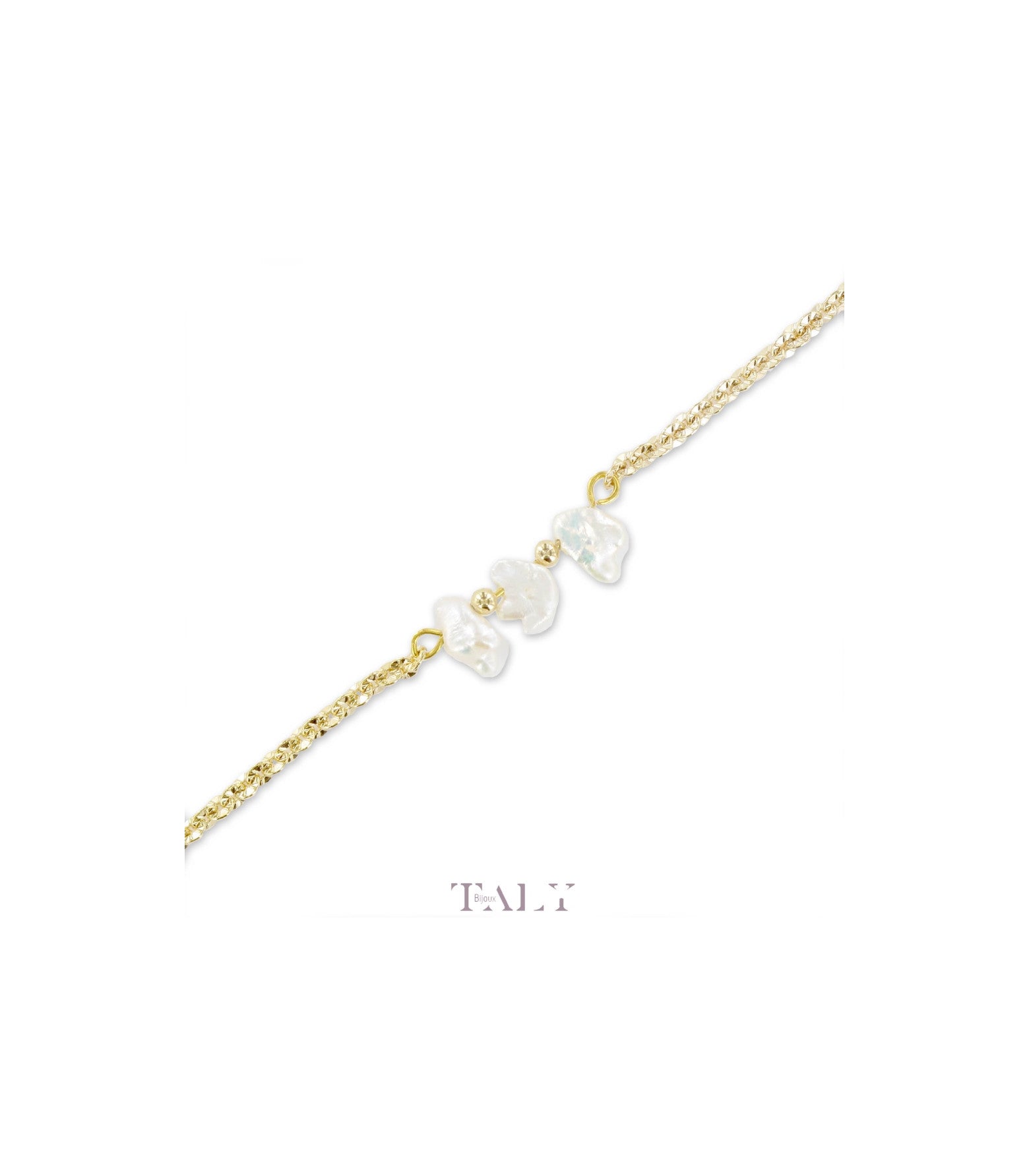 NEW BAROQUE PEARL BRACELET