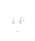 NEW PEARL W/ GOLD EARRINGS