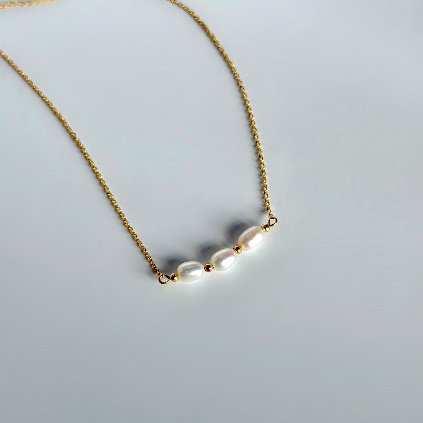 Triple Pearl Necklace