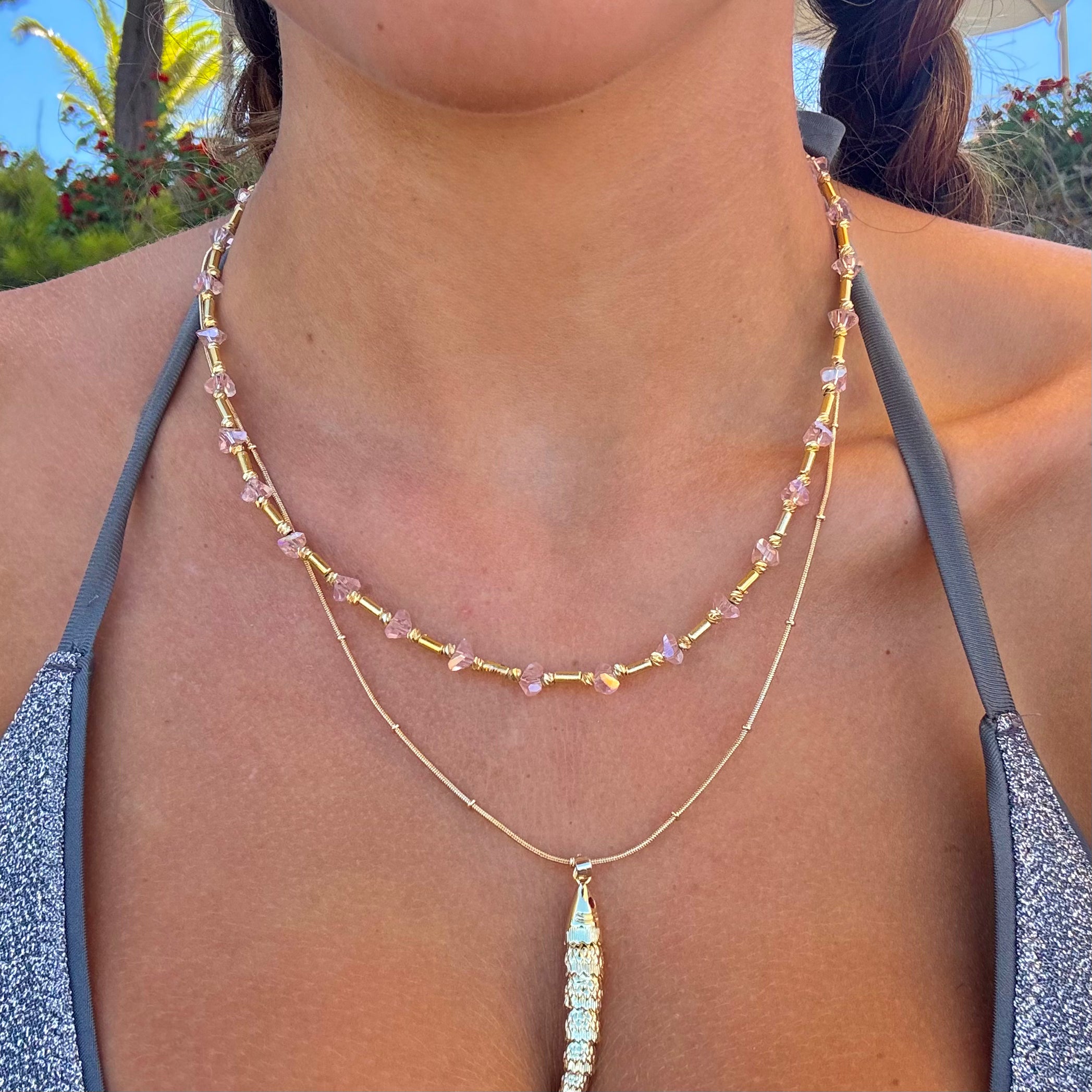 Seaglass Rose Quartz