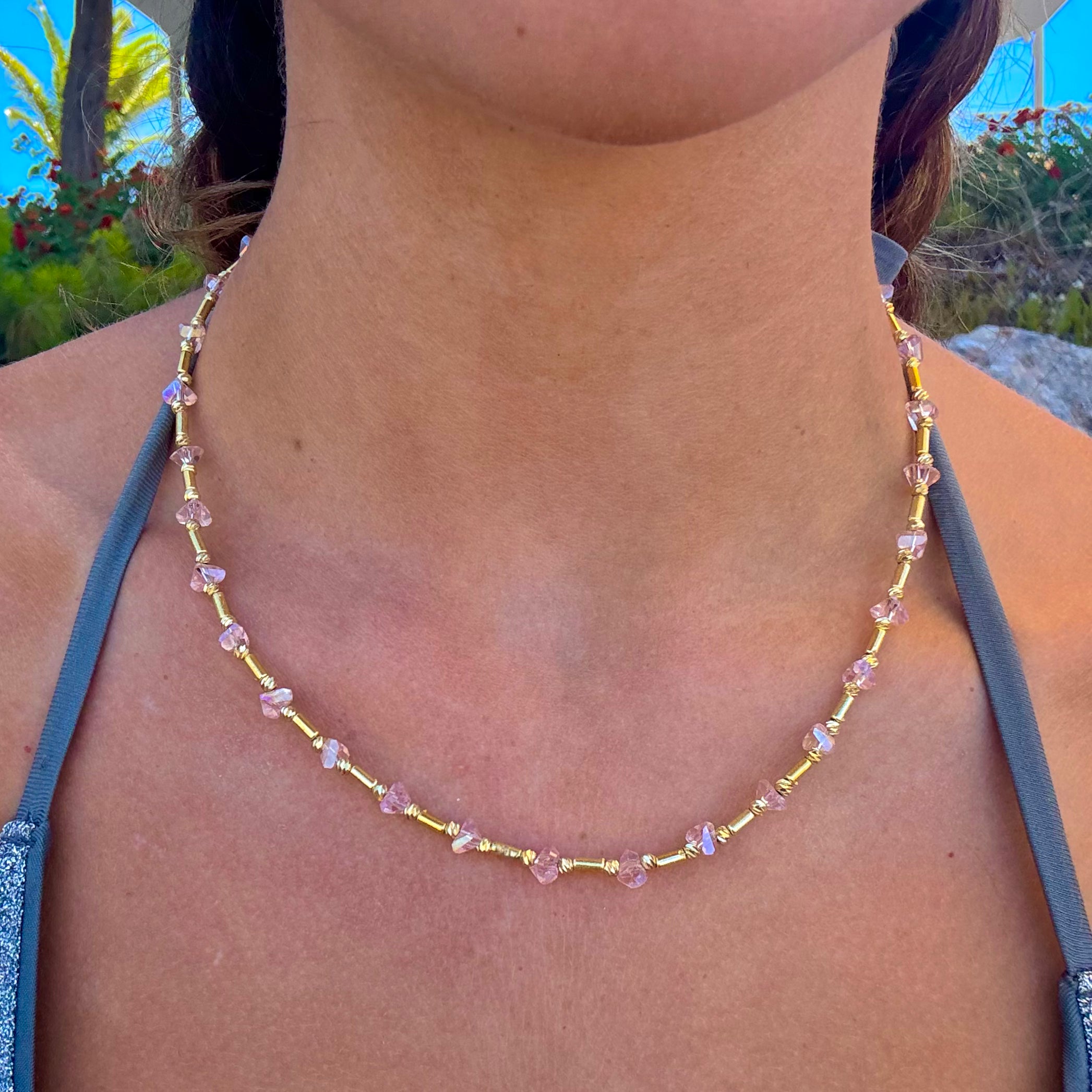 Seaglass Rose Quartz