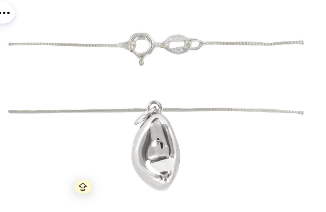NEW SILVER DROP NECKLACE
